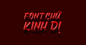 Demo Font chữ kinh dị việt hóa Death Markers