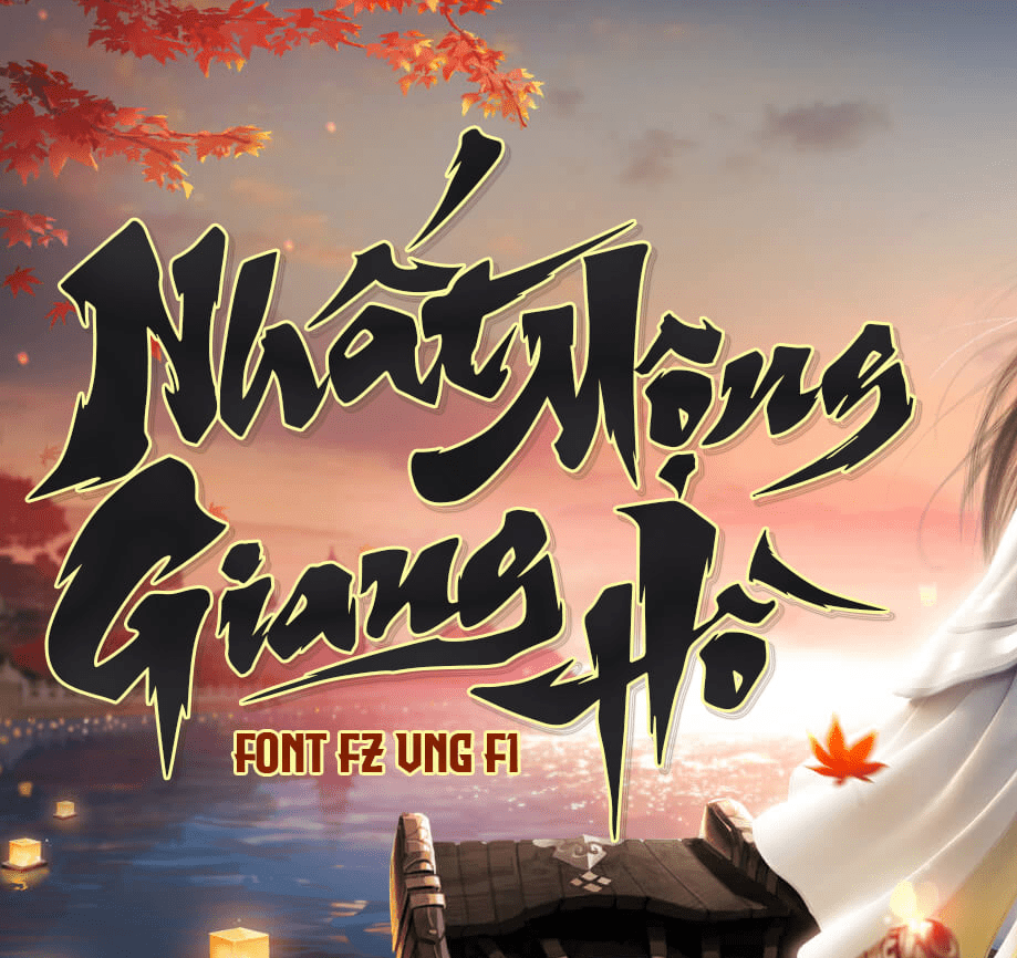Font game kiếm hiệp Fz VNG