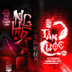 Demo Font Việt hóa Samurai kiểu Font Nhật bản