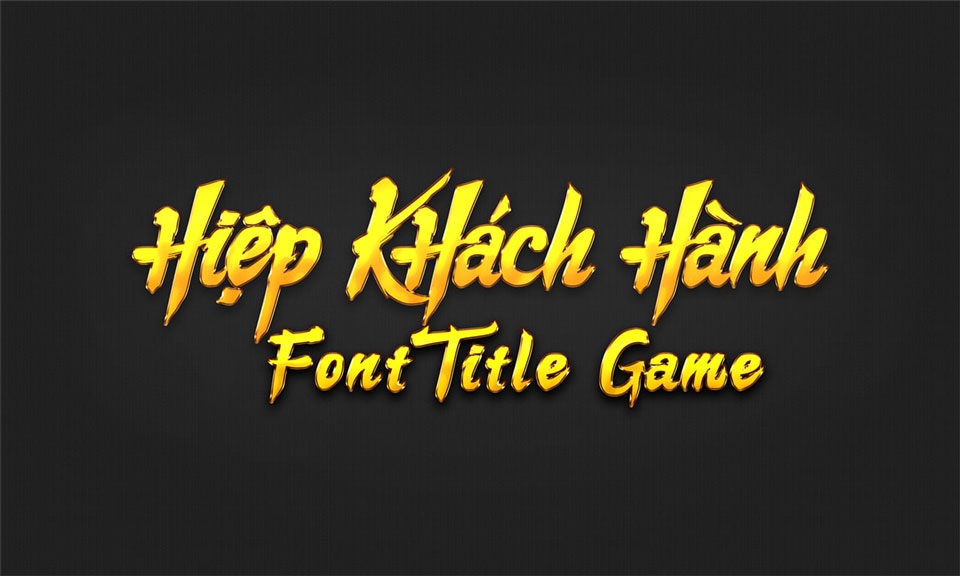 gaming font for Title game