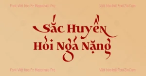 Demo Font Việt hóa Maestrale Pro + 1299 ký tự thay thế
