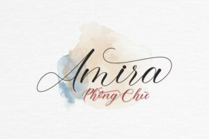 Demo Font Việt hóa Amira 1 font thiết kế Thiệp cưới đẹp