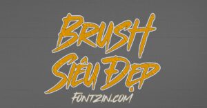 Demo Font Việt hóa Grass 1 Kiểu Brush đẹp