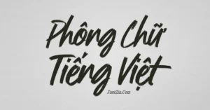 Demo Font Strong Attraction Việt hóa đẹp