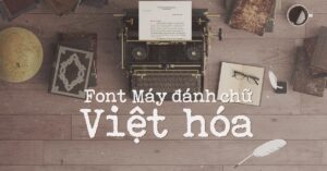 Demo 1 Font máy đánh chữ xưa đẹp Bohemian Việt hóa