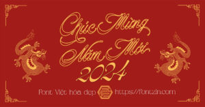 Demo Font việt hóa đẹp Mentasta thiết kế Chúc mừng năm mới