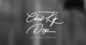 Demo Font viết tay Việt hóa MrDakota có 5 bộ Glyphs đẹp