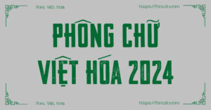 Demo 2 Font tiếng việt đẹp kiểu dấu sài gòn xưa