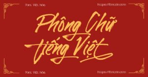 Demo Font Tiếng Việt Gottam 1 kiểu chữ viết tay đẹp