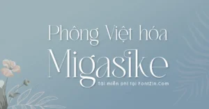 Demo Font serif việt hóa Fz Migasike đẹp và hiện đại