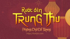 Demo Font Cổ trang Việt hóa Jujutsu Kaisen dành cho trung thu