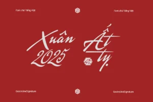 Demo Font viết tay đầy đủ tiếng Việt Gastroline Signature