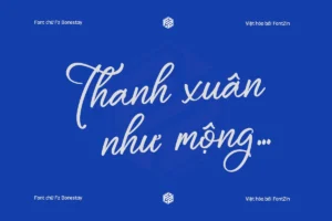 Demo Font chữ viết tay việt hóa Fz Bonestay